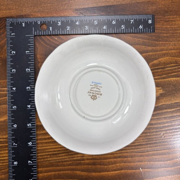 Vintage Ridgway Camille Bowl Set Blue Floral Ironstone England Dinnerware - Picture 6 of 7